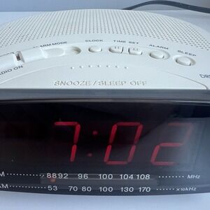 Sony Dream Machine ICF-C211 Clock Radio AM/FM Tested & Working Good Condition